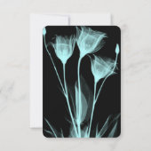 Creëer Your Own - Drie röntgenbloemen RSVP Kaartje (Achterkant)