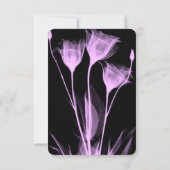 Creëer Your Own - Drie röntgenbloemen RSVP Kaartje (Achterkant)