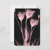 Creëer Your Own - Drie röntgenbloemen RSVP Kaartje (Achterkant)