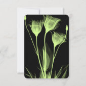 Creëer Your Own - Drie röntgenbloemen RSVP Kaartje (Achterkant)