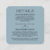 Creëer Your Own - Dusty Blue Informatiekaartje (Voorkant)