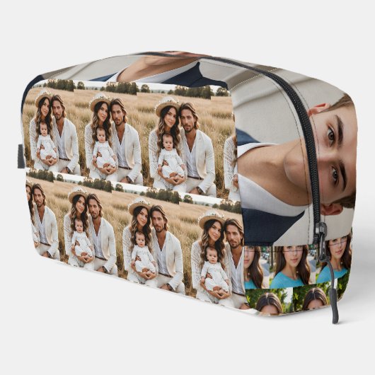 "creëer Your Own" familie Uw afbeelding hier Dopp  Toilettasje (Rechterhoek)