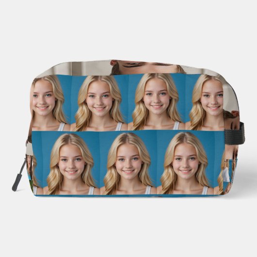 "creëer Your Own" familie Uw afbeelding hier Dopp  Toilettasje (Achterkant)