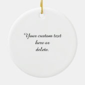 Creëer-Your-Own-Foto | Keramisch Ornament (Achterkant)