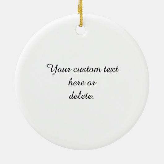 Creëer-Your-Own-Foto | Keramisch Ornament (Achterkant)