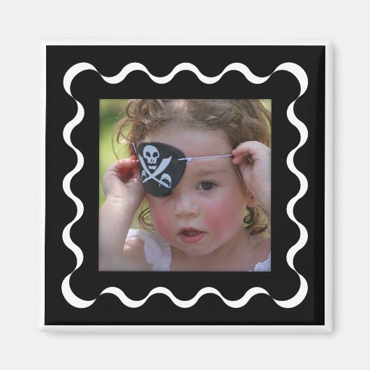 Creëer-Your-Own Foto Lint Lijst Magnet uploaden (Voorkant)