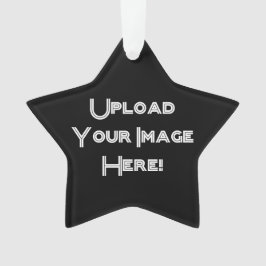 Creëer-Your-Own Foto Upload Keramisch Ornament