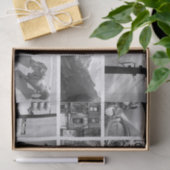 Creëer-your-own fotocollage tissuepapier (Geschenk)