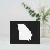 Creëer Your Own Georgia Moving Announge Briefkaart (Staand voorkant)