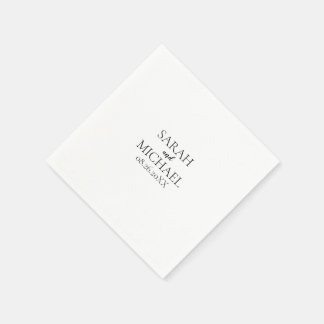 Creëer Your Own - Gepersonaliseerde bruiloft Servet