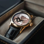 Creëer Your Own - Gepersonaliseerde foto van huisd Horloge<br><div class="desc">Huisdieren laten pootafdrukken achter in je hart. Toon uw favoriete huisdierenfoto met dit prachtige gepersonaliseerde horloge dat perfect is voor 's werelds beste huisdier,  mama of papa.</div>