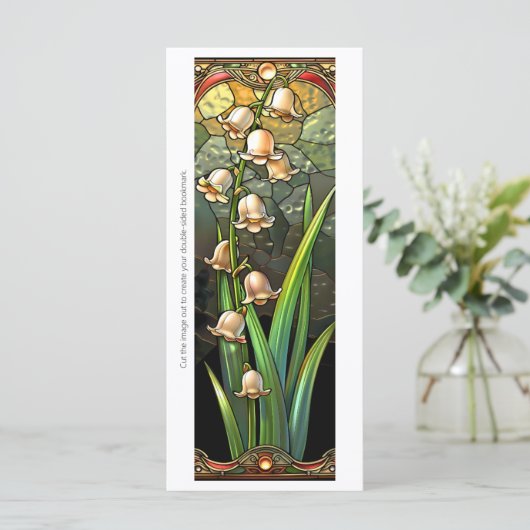 Creëer Your Own Glass Lily of the Valley Bladwijze (Staand voorkant)