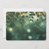 Creëer Your Own - Gouden Lichten & Bladeren Save The Date (Achterkant)