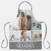 Creëer Your Own Grandma Best Cook Ever Photo Apron Schort (Voorkant)