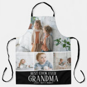Creëer Your Own Grandma Best Cook Ever Photo Schort (Voorkant)