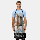 Creëer Your Own Grandma Best Cook Ever Photo Schort (Gedragen)