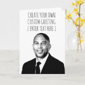 Creëer Your Own Hakeem Jeffries Kaart (Gele Bloem)
