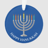 Creëer Your Own Hanukkah Menorah Ornament (voorkant)