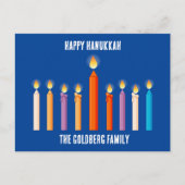 Creëer Your Own Happy Hanukkah Briefkaart (Voorkant)