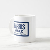 Creëer Your Own Harris Walz 2024 Koffiemok (Voorkant links)