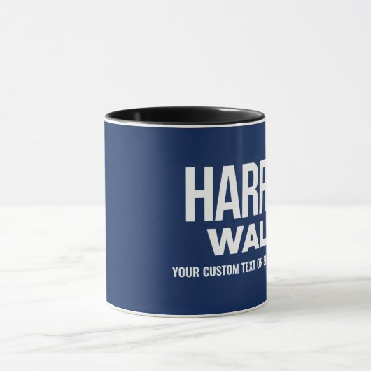 Creëer Your Own Harris Walz 2024 Mok (Midden)