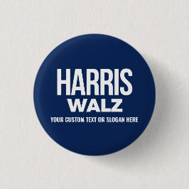 Creëer Your Own Harris Walz 2024 Ronde Button 3,2 Cm