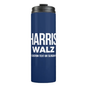 Creëer Your Own Harris Walz 2024 Thermosbeker