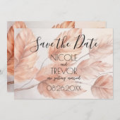 Creëer Your Own - Herfstbladeren Save The Date (Voorkant / Achterkant)