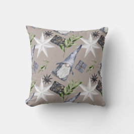 Creëer Your Own Hygge Zilver, Wit, Gouden Sterren Kussen