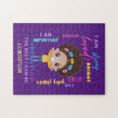 Creëer Your Own I AM - Positive Girl Affirmations Legpuzzel (Horizontaal)