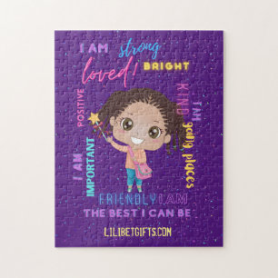 Creëer Your Own I AM - Positive Girl Affirmations Legpuzzel