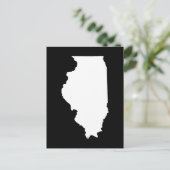 Creëer Your Own Illinois Moving Announement Briefkaart (Staand voorkant)