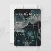 Creëer Your Own - Lichtblauwe röntgenfoto van wild RSVP Kaartje (Voorkant)