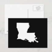Creëer Your Own Louisiana Moving Announement Briefkaart (Voorkant / Achterkant)