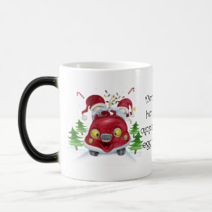 Creëer Your Own Merry Christmas Gnomes Love Bug Magische Mok
