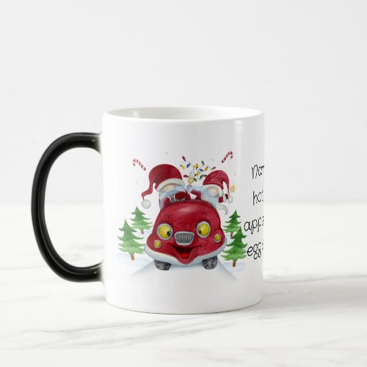 Creëer Your Own Merry Christmas Gnomes Love Bug Magische Mok (Links)