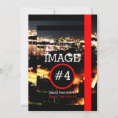 Creëer Your Own met 4 afbeeldingen en 12 regels te Kaart (Achterkant)