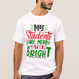 Creëer Your Own Mijn studenten zijn vrolijk en hel T-shirt