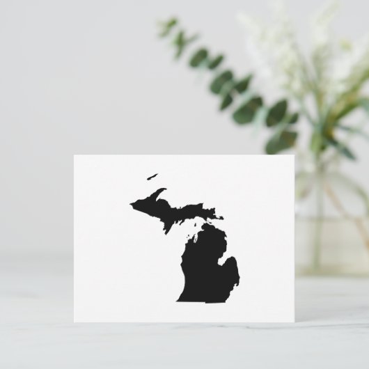 Creëer Your Own Moving to Michigan Announement Briefkaart (Staand voorkant)