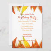 Creëer Your Own Nahern Birthday Party Invitation Kaart (Voorkant)