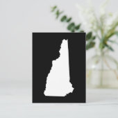 Creëer Your Own New Hampshire Moving Announge Briefkaart (Staand voorkant)