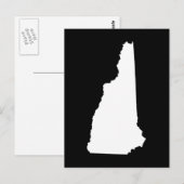 Creëer Your Own New Hampshire Moving Announge Briefkaart (Voorkant / Achterkant)