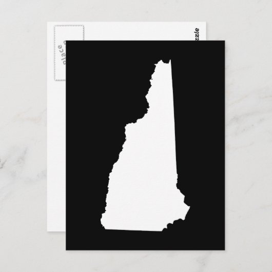 Creëer Your Own New Hampshire Moving Announge Briefkaart (Voorkant / Achterkant)