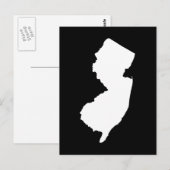 Creëer Your Own New Jersey Moving Announge Briefkaart (Voorkant / Achterkant)