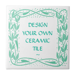 Creëer Your Own Nouveau Garden Tile Tegeltje