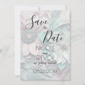 Creëer Your Own - Papieren Bloemen Save The Date (Voorkant)