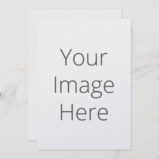 Creëer Your Own Pearl Shimmer 5" x 7" Uitnodiging (Voorkant / Achterkant)