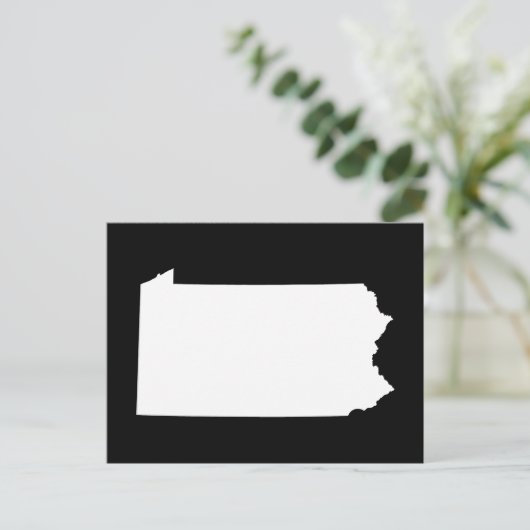 Creëer Your Own Pennsylvania Moving Announge Briefkaart (Staand voorkant)