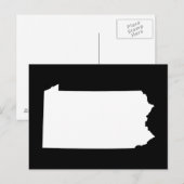 Creëer Your Own Pennsylvania Moving Announge Briefkaart (Voorkant / Achterkant)