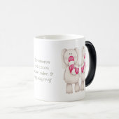 Creëer Your Own Peppermint Elephants Kerst Magische Mok (Voorkant rechts)